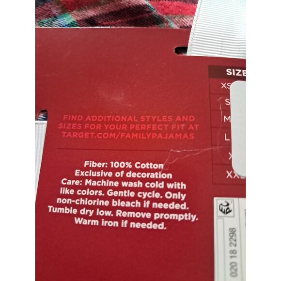 Wondershop 2 Piece Sleepware Womens Size XS Red - Picture 7 of 7